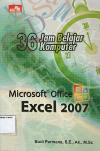 Image of 36 Jam Belajar Komputer Microsoft Office Excel 2007