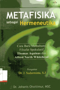 Image of Metafisika sebagai Hermeneutika