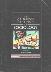 Image of Cambridge Dictionary of Sociology, The