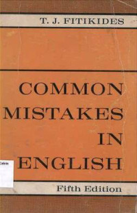 Image of Common Mistakes in English: Fifth Edition