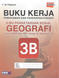 Image of BUKU KERJA GEOGRAFI IX SMP 3B