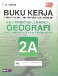 Image of BUKU KERJA GEOGRAFI VIII SMP 2A