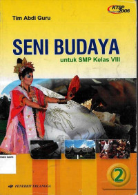 Image of Seni Budaya 2 SMP VIII