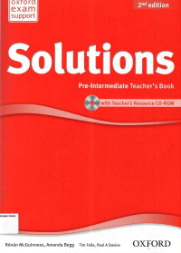 Image of Solutions Pre-Intermediate Teacher's Book 2nd Editions
