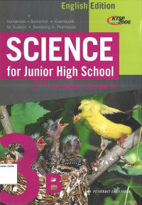 Image of Science 3B for Junior High School IX