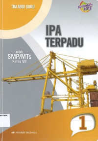 Image of IPA Terpadu 1 SMP VII: Kurikulum 2013
