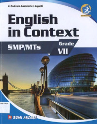 Image of English in Context VII SMP Kurikulum 2013