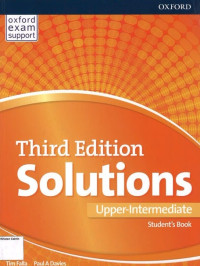 Image of Solutions: Upper-Intermediate Student's Book, Oxford Exam Support