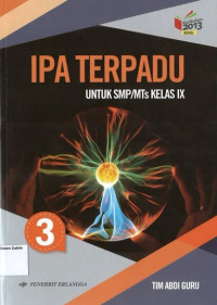 Image of IPA Terpadu 3 SMP IX: Kurikulum 2013