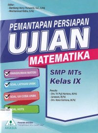 Image of Matematika: Pemantapan Persiapan Ujian SMP IX + Kunci