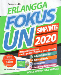 Image of Erlangga Fokus UN SMP/MTs 2020