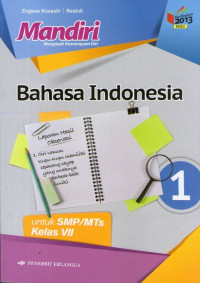 Image of Mandiri Bahasa Indonesia SMP Kelas VII K-13 Revisi