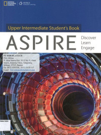 Image of Aspire: Upper Intermediate Student's Book