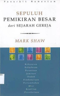 Image of SEPULUH PEMIKIRAN BESAR dari SEJARAH GEREJA