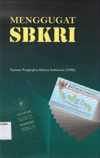 Image of Menggugat SBKRI