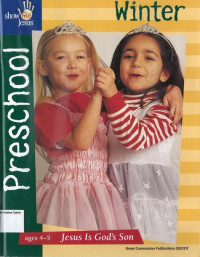 Image of Jesus Is God's Son: Show Me Jesus: Preschool Winter: ages 4-5