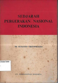 Image of Sedjarah Pergerakan Nasional Indonesia