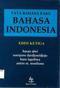 Image of Tata Bahasa Baku Bahasa Indonesia