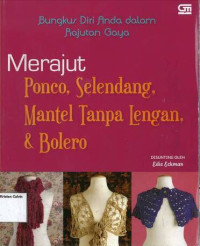 Image of Merajut Ponco,Selendang, Mantel Tanpa Lengan 7 Bolero