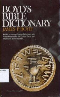 Image of Boyd's Bible Dictionary