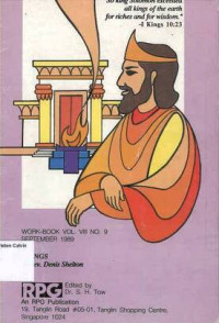 Image of I Kings: Work-Book Vol. VIII No. 9 September 1989