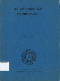 Image of Introduction to Phonetics, An
