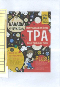 Image of Rahasia 10 Detik/Soal Menyelesaikan Soal TPA Masuk Perguruan Tinggi