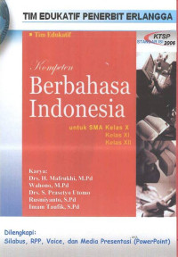 Image of Kompeten Berbahasa Indonesia untuk SMA X, XI, XII: Standar Isi KTSP 2006