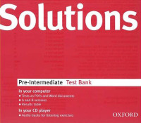 Image of Solutions Pre-Intermediate Test Bank