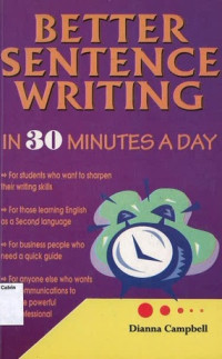 Image of Better Sentence Writing in 30 Minutes a Day