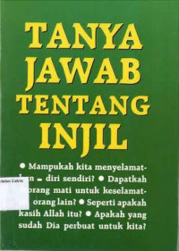 Image of Tanya Jawab Tentang Injil