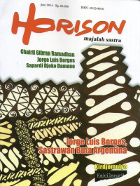 Image of Horison: Majalah Sastra Juni 2014