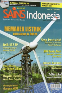 Image of Majalah Sains Indonesia Edisi 16 | April 2013