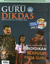 Image of Guru Dikdas: Media Informasi Guru Pendidikan Dasar Edisi 7 Tahun III Maret 2017