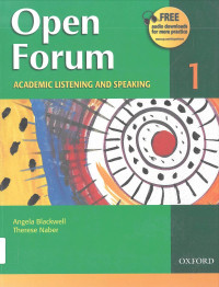 Image of Open Forum 1: Academic Listening and Speaking