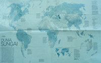 Image of Poster: Dunia Sungai: Pemetaan Baru Setiap Sistem Sungai: National Geographic