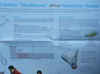 Image of Poster: Lesatan Shuttlecock versus Kecepatan Reaksi